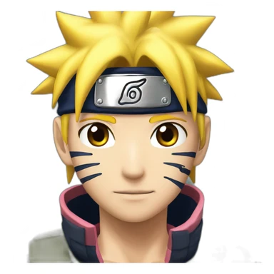Naruto sur sakura sticker