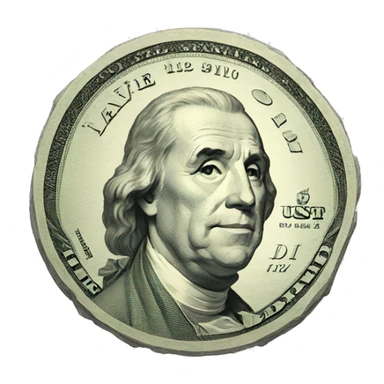 rockfeller dollar sticker