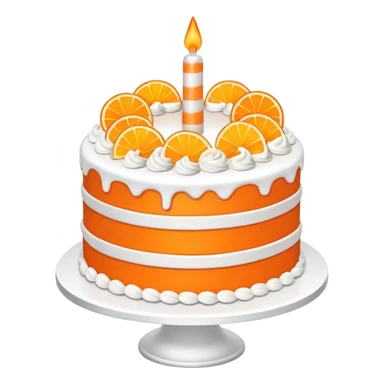 Dreamsicle birthday cake￼ sticker