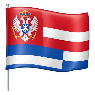 Flag od republika srbska  sticker
