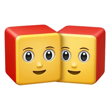 2 blocks saying "6" and "7" sticker