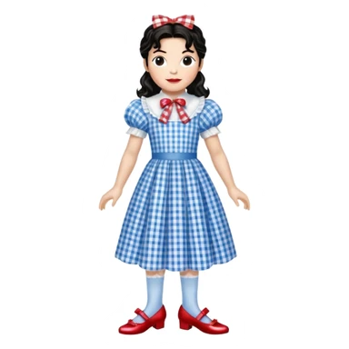 Michel Jackson as Dorothy from the wizard of oz sticker