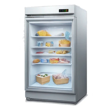 defrosting freezer sticker