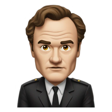 tarantino quentin portrait sticker