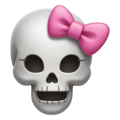 Hello kitty skull sticker