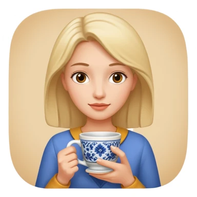 womanPeople Holding Cup sticker