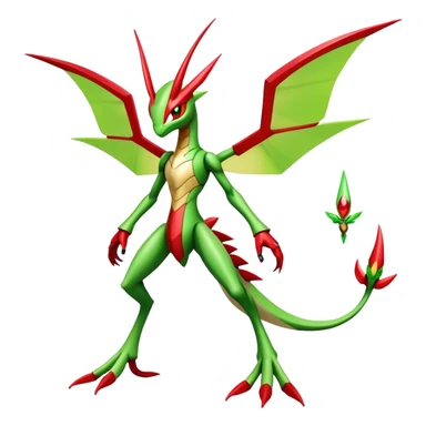  Cool Edgy Shiny Futuristic Ethereal Legendary Scizor-Kartana-Digimon-Schyther-Flygon-hybrid full body sticker