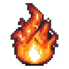 flame icon sticker