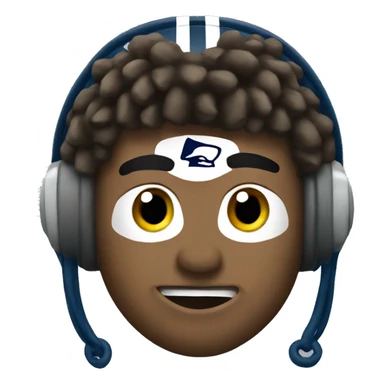 Seahawk football sticker