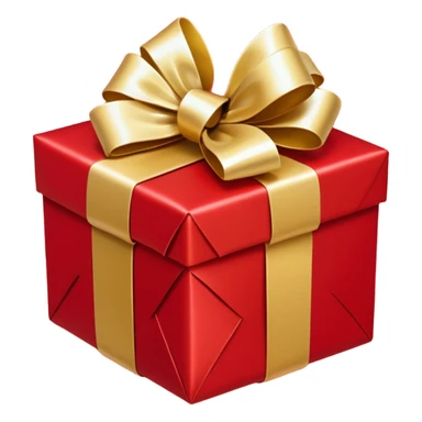 opened present sticker