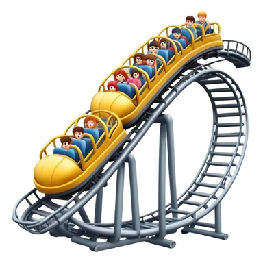 Rollercoaster sticker