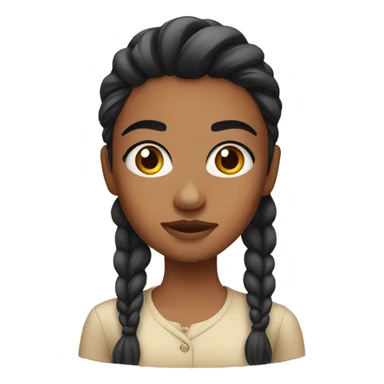 Girl do eyebrows  sticker