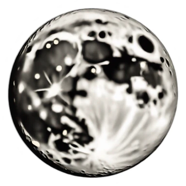 planet moon emoji sticker