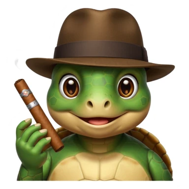 turtle  gangster  sticker