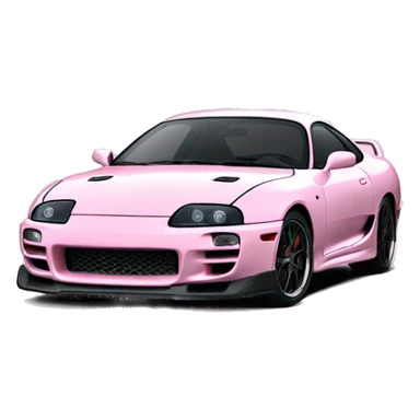 light pink mk 4 supra  sticker