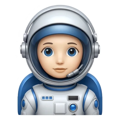 astonaut robot copilot sticker