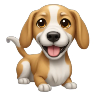 Chien qui fume sticker