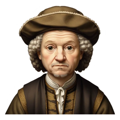 of-rembrandt,-shown-as-a-master-artist-with-deep,-introspective-eyes-and-richly-detailed-period-clothing,-rendered-with-dramatic-chiaroscuro-lighting-that-emphasizes-his-legacy sticker