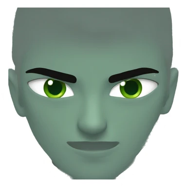 green eyed ninja sticker