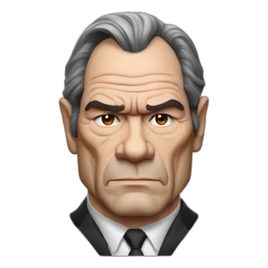 tommy lee jones serious shoulders sticker