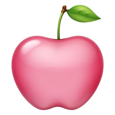 light pink Cherry sticker