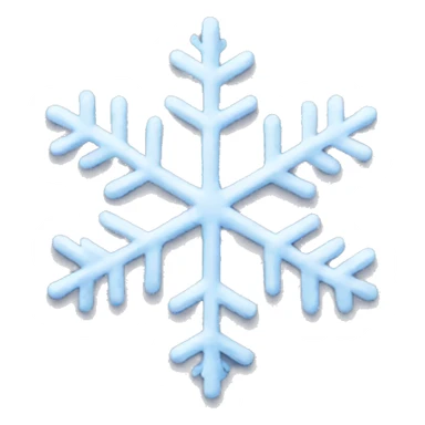 snowflake sticker