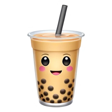 Boba tea sticker