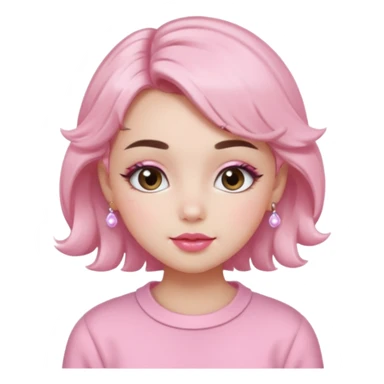  Soft Girl
Origin: TikTok/Western

Key Features: Pastel blush, gloss or tinted balm, fluffy brows, shimmery lids, small hair clips or pigtails.

Vibe: Playful, sweet, pastel-saturated cuteness — very Y2K meets kawaii.

Signature Trick: Emphasizes youthful, doll-like features with lots of pink. sticker