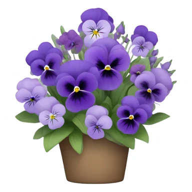 Violet Flower arrangement sticker