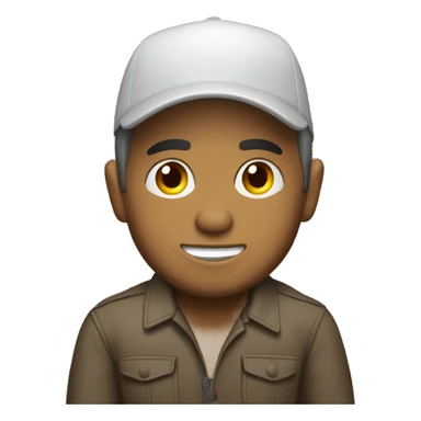 chico manejando auto sticker