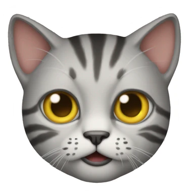 A cat that looks like is going to kill you sticker