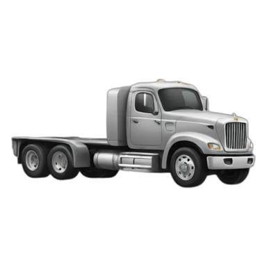 grayscale truck sticker