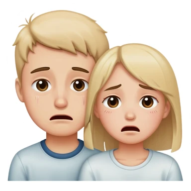 a boy and a girl crying 😭 sticker