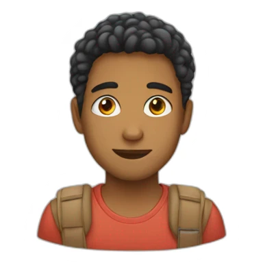 Joven brindando sticker