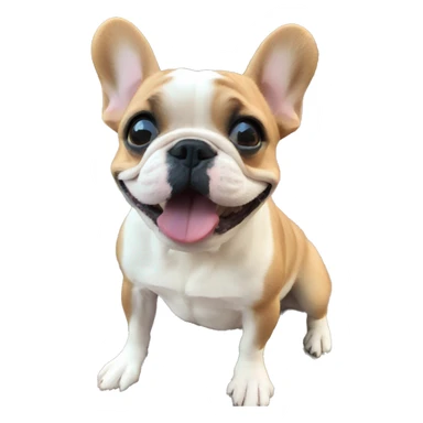 Frenchie at Disneyland sticker