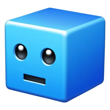 geometery dash cube sticker
