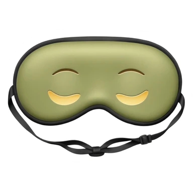 Light olive Sleep Mask sticker