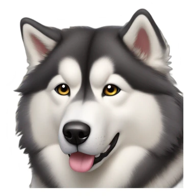 malamute d'alaska en larmes sticker