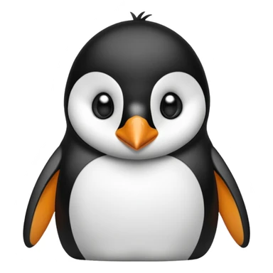 Sad penguin sticker