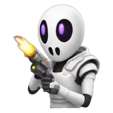 Gaster blaster sticker