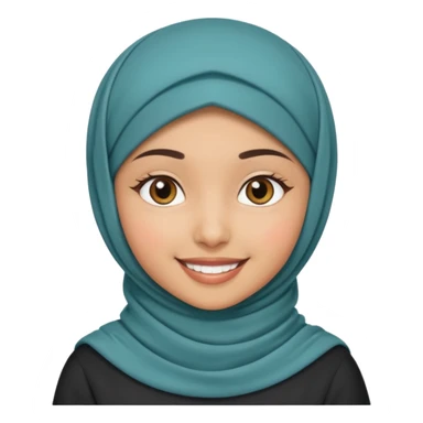 Muslim girl sticker