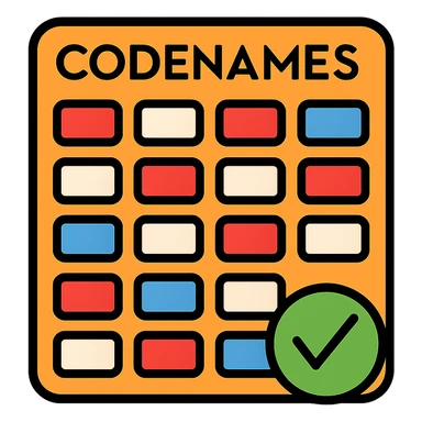 Codenames web board game sticker