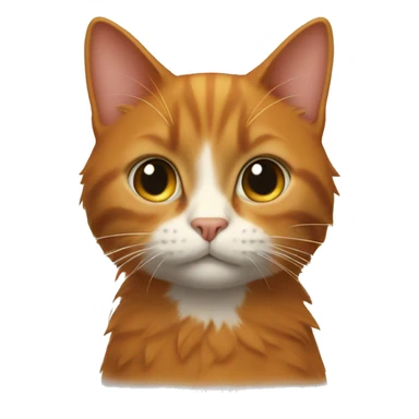 un chat roux sticker