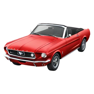 Convertible ford mustang  sticker