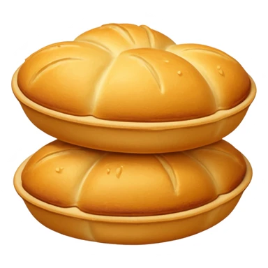 madeleine snack. except under layer bread. sticker