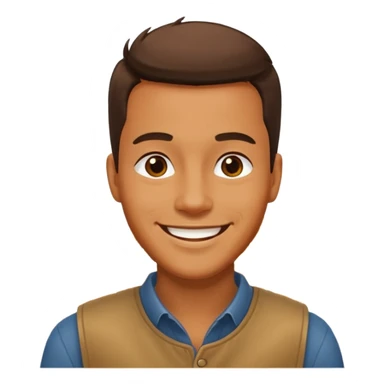 man happy satisfied with wheat and grain floating arround sticker