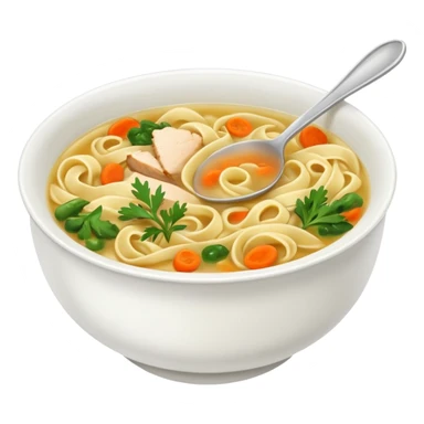 chicken noodles sticker