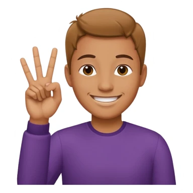 Yvl hand sign  sticker