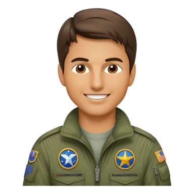 tom cruise in top gun sticker