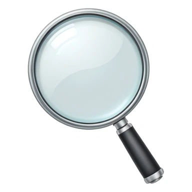 Sinple magnifying glass sticker